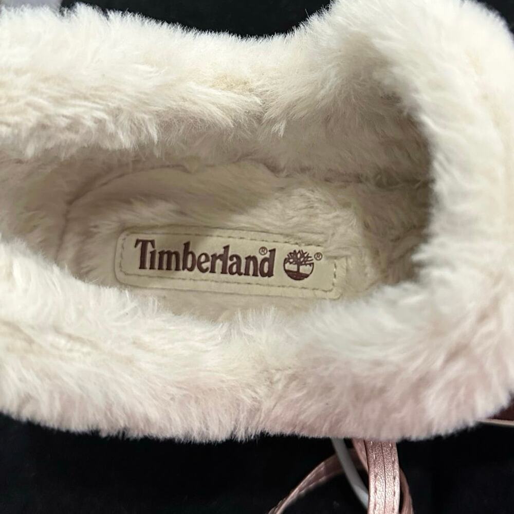 Timberland Womens‎ Skyla Bay 9 Brown Suede Faux Fur Slip On Moccasin Shoes - Picture 9 of 10